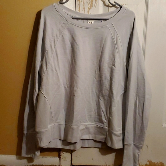 Old Navy Tops - Old Navy active brand light gray sweatshirt